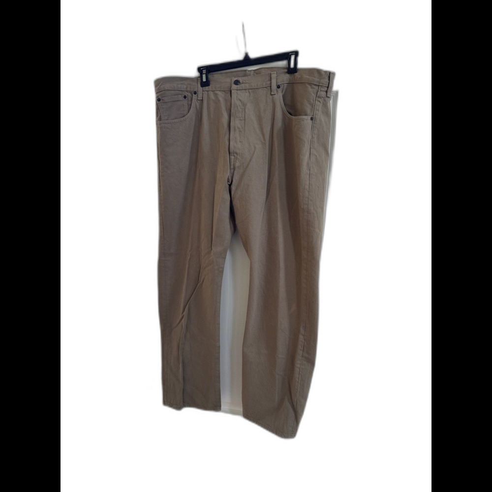 Levi's 501 Men's 42x30 Tan Button-fly Heavy Denim 00501-1212
